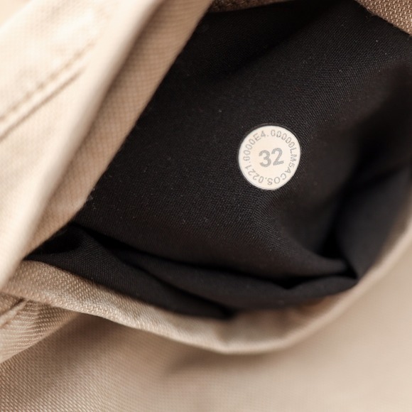 Lululemon‎ Commission Pants Slim Fit 32 Earth Dye Oak Stretch Khaki Chino - Picture 8 of 11